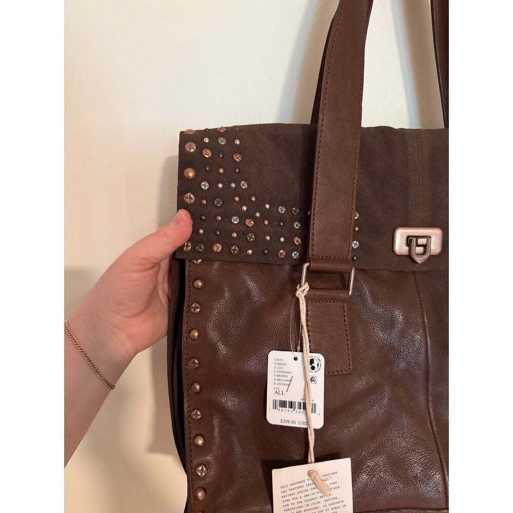 Free People Shay Studded Tote Bag, NWT - Picture 9 of 12